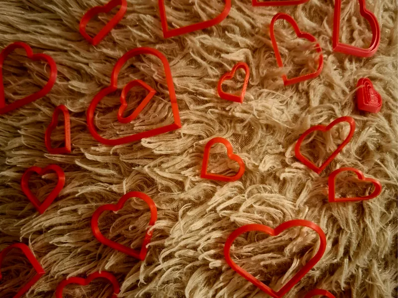 Heart Scatter Pack, +50 heart in One Plate