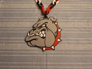 Boiling Spring Bulldog Pendant