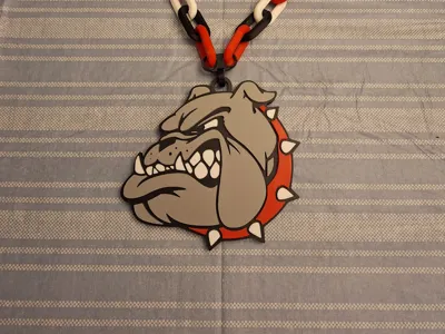 Boiling Spring Bulldog Pendant