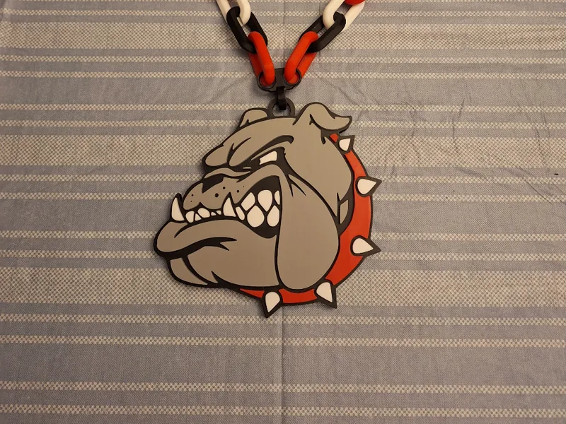 Boiling Spring Bulldog Pendant
