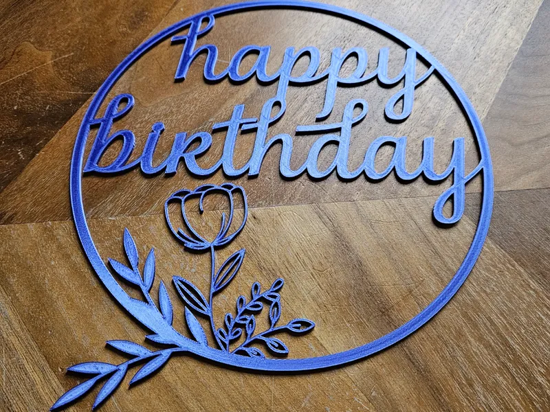 Happy Birthday decoration (window / Wall)