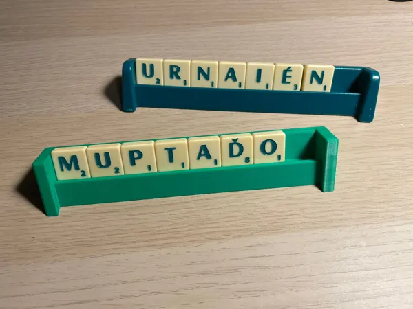 Porte-lettres pour Scrabble