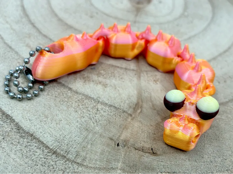 Articulated Snake keychain
