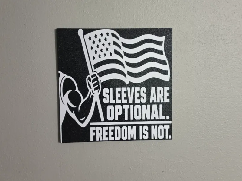 Sleeves Are Optional Freedom Wall Art