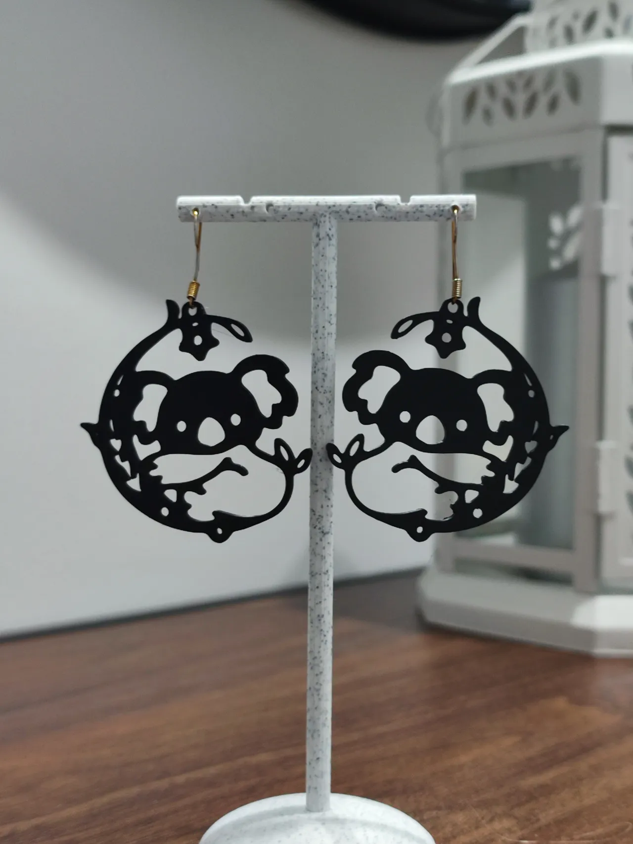 Aretes Abrazo de Eucalipto view 2