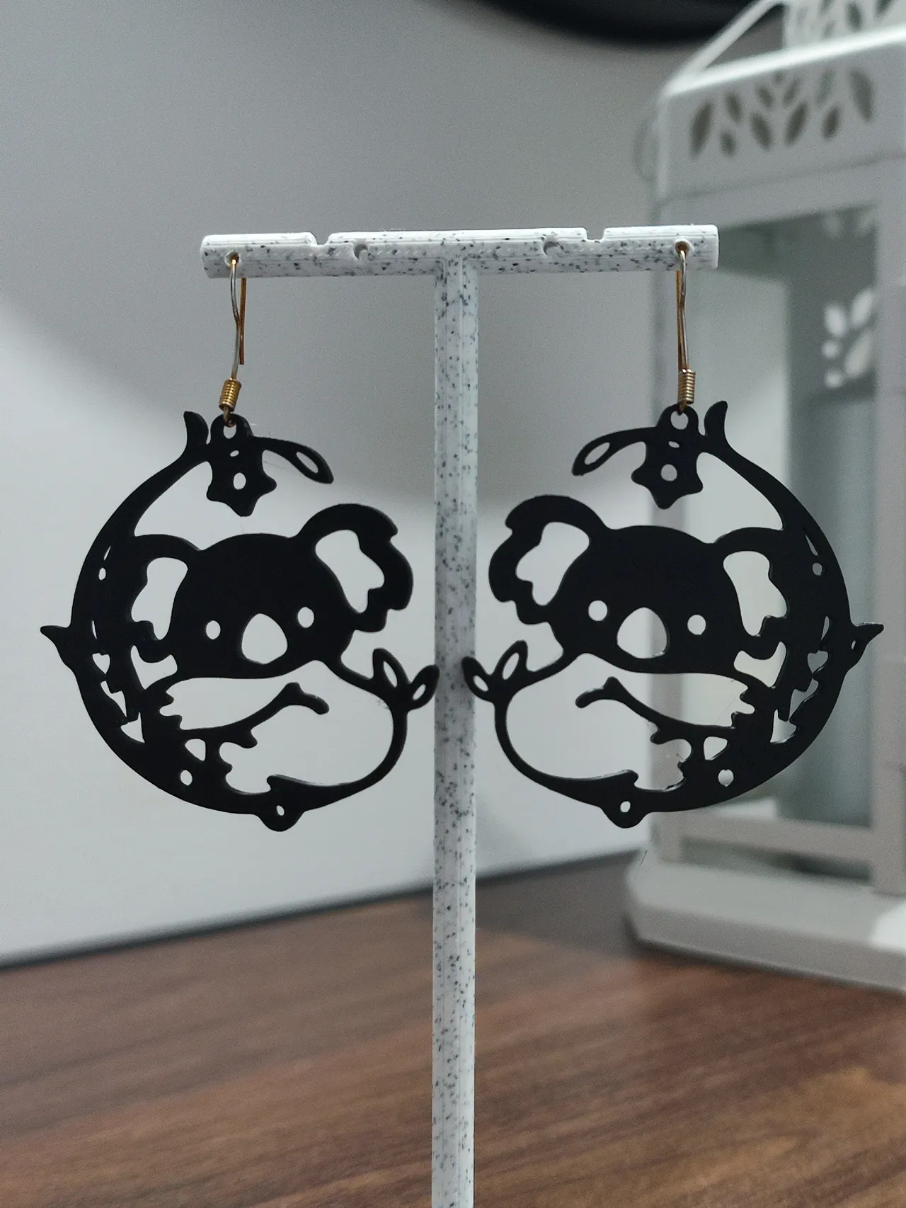 Aretes Abrazo de Eucalipto view 3