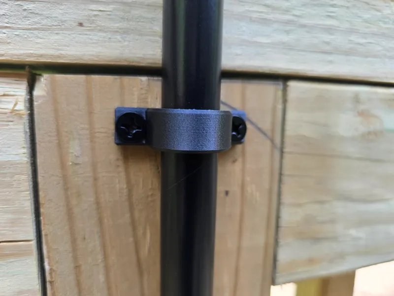 Tiki Torch Deck Mount