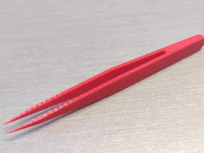 Tweezer tool for delicate parts