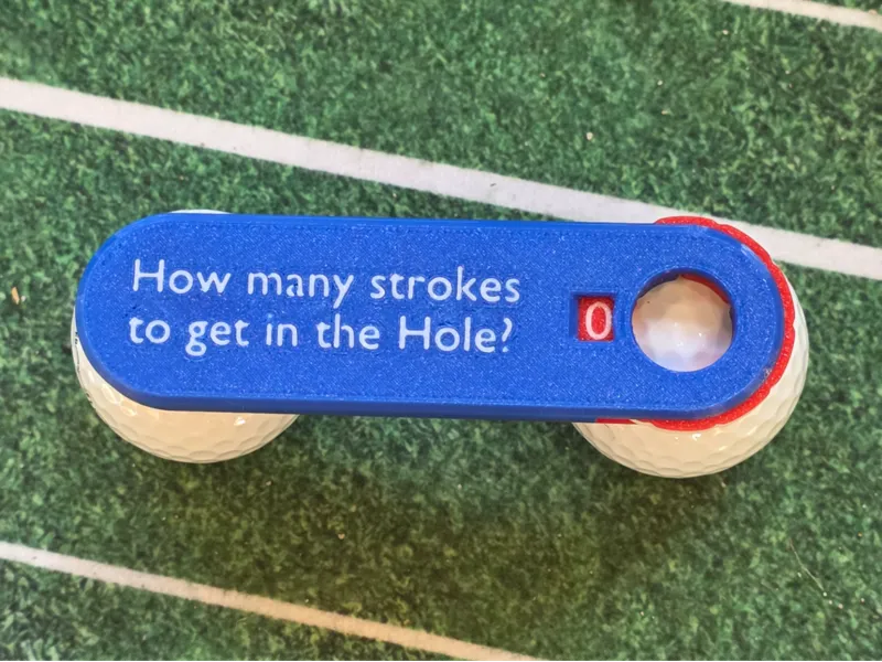 Clicky Rotate Counter for Golf