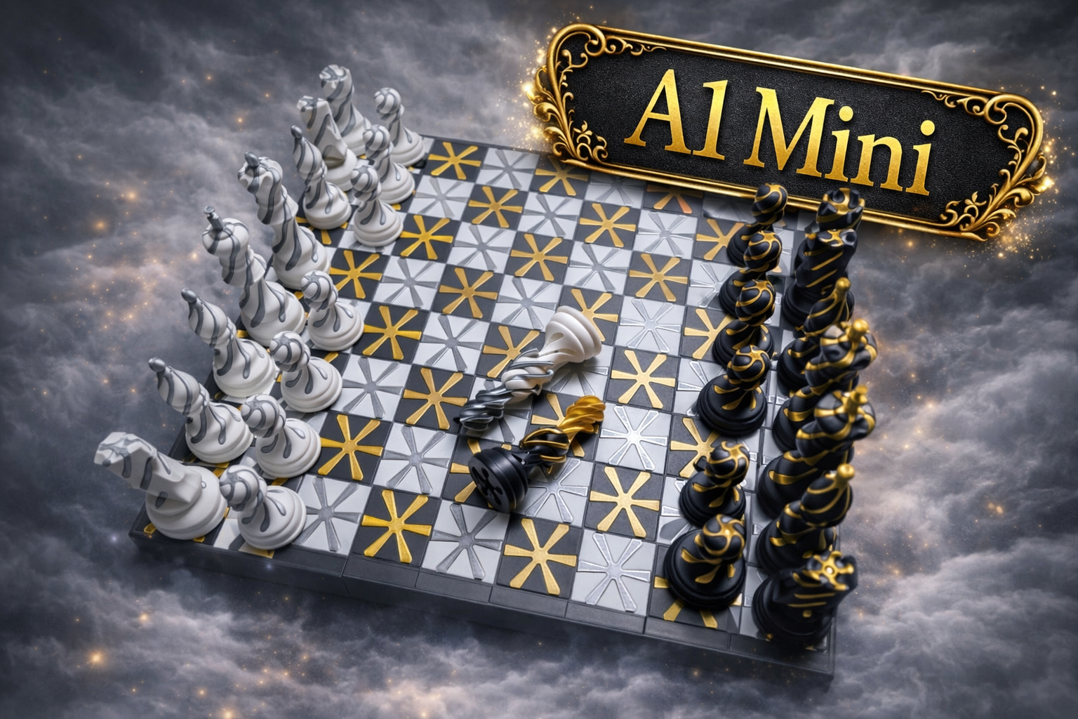 Miniatura 2 do modelo 3D Impossible Passthrough Chess Board
