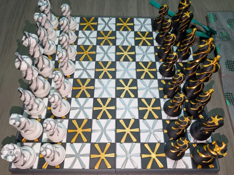 Impossible Passthrough Chess Board