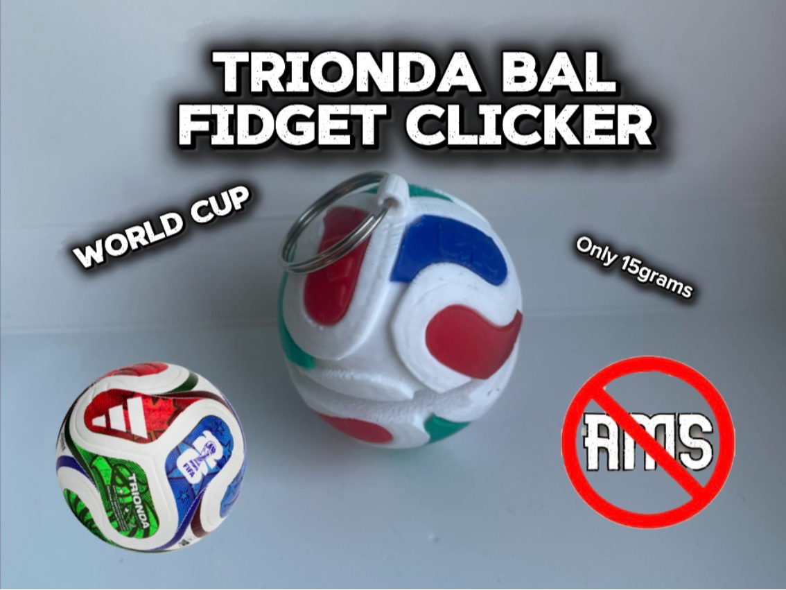 NO-AMS trionda ball world cup clicker fidget 