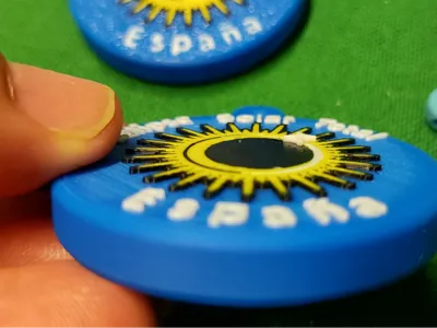SPAIN SOLAR ECLIPSE KEYCHAIN - NOZZLE 0.4 AND 0.2