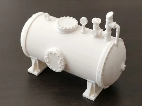 Escenografía en miniatura: Pressure Tank — referencia de MakerWorld
