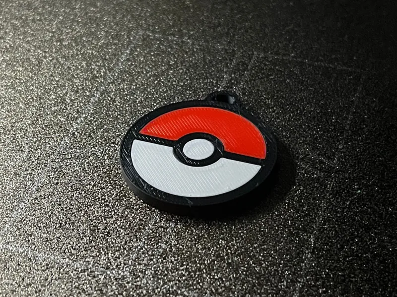 Pokeball Keychain