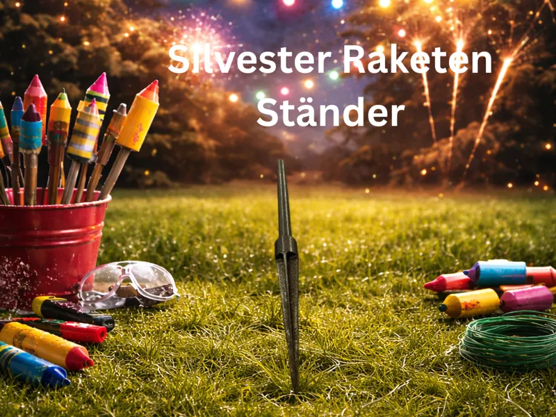 Silvester Raketen Ständer