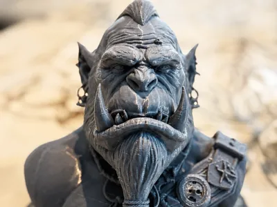 WOW Orc Bust
