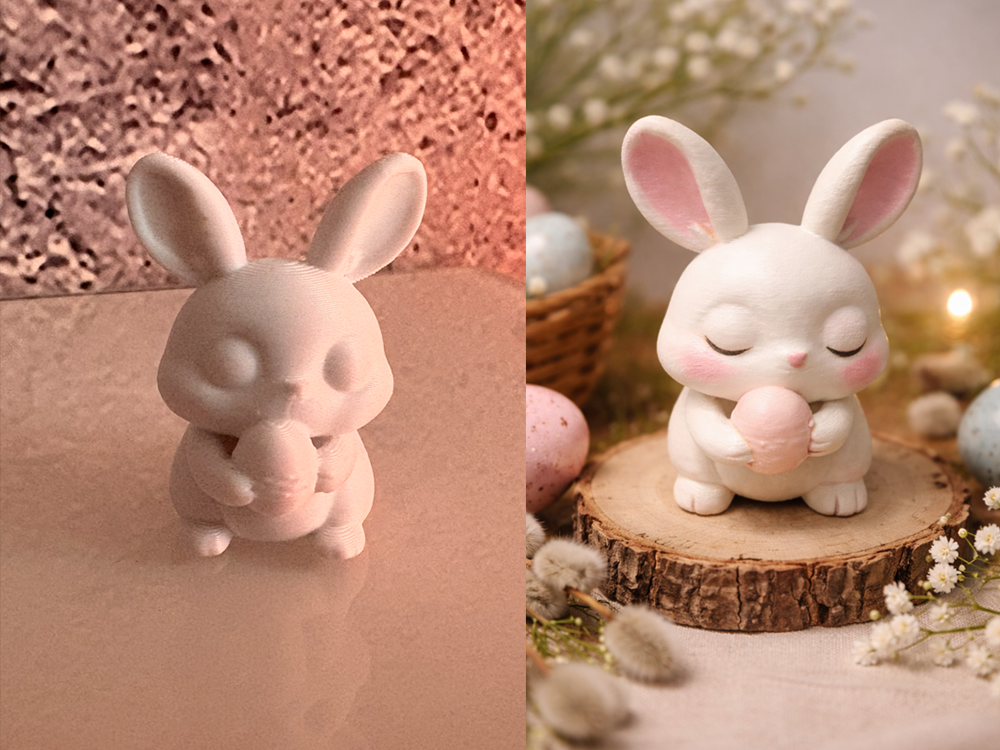 Süßer kleiner Osterhase