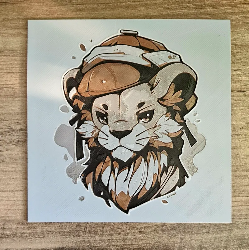 Lil Lion - Hueforge - 4 color 