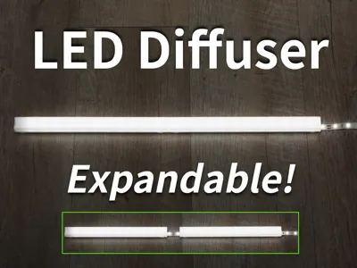 8 mm LED Strip Light Diffuser (Govee Compatible)