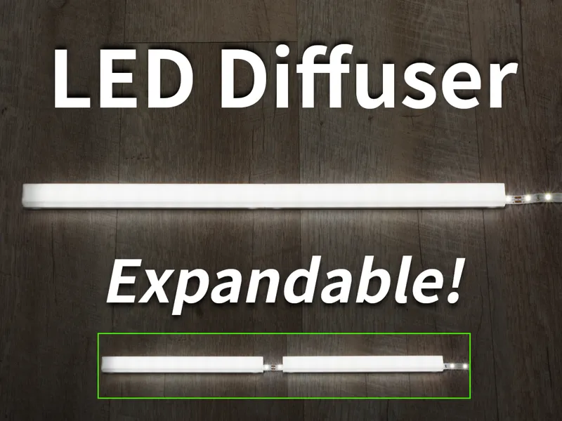 8 mm LED Strip Light Diffuser (Govee Compatible)