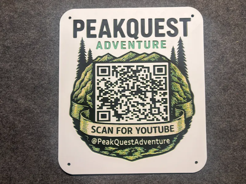 PeakQuest Adventure Sign