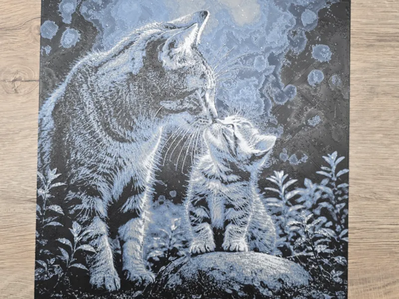 2 Katzen - Hueforge