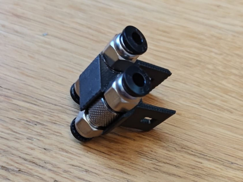 Double PTFE-Coupler Holder for Homeracker