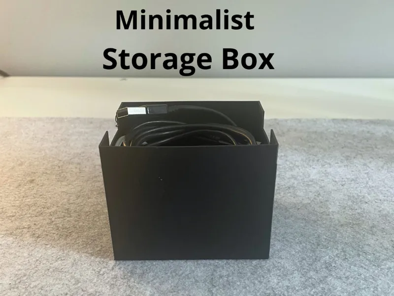 Minimalist Storage Box