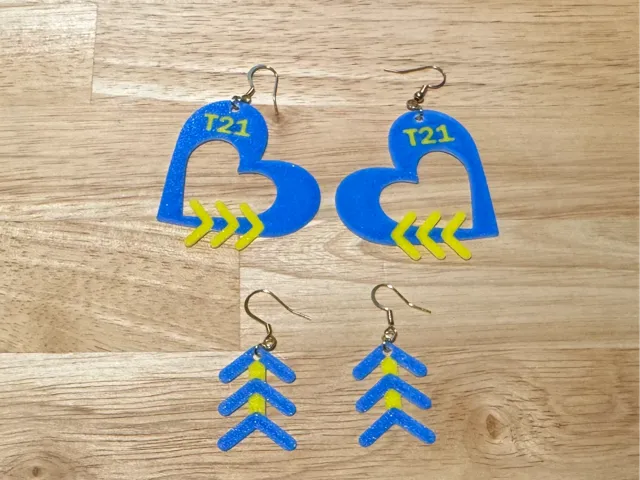 The Lucky Few World Down Syndrome Day Earrings