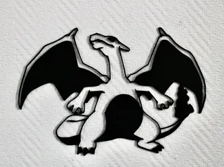 Dracaufeu Charizard Pokémon wall art