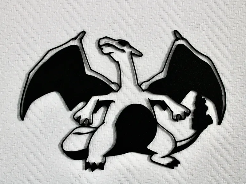 Dracaufeu Charizard Pokémon wall art
