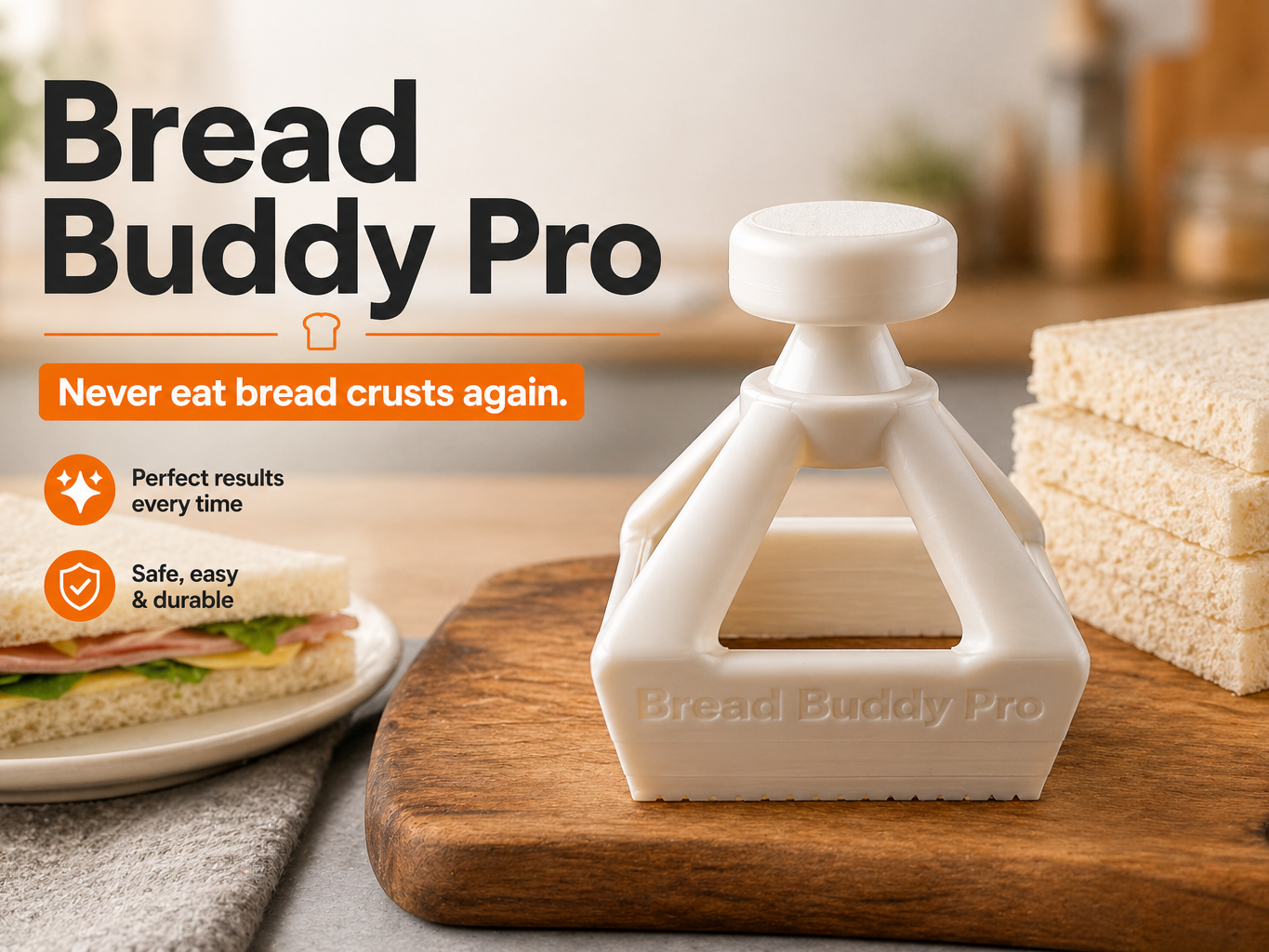 Bread Buddy Pro - Endlich Sandwich/Toast ohne Rand