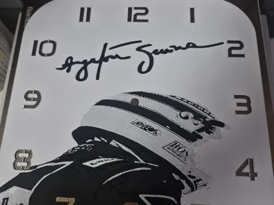 Ayrton Senna Clock