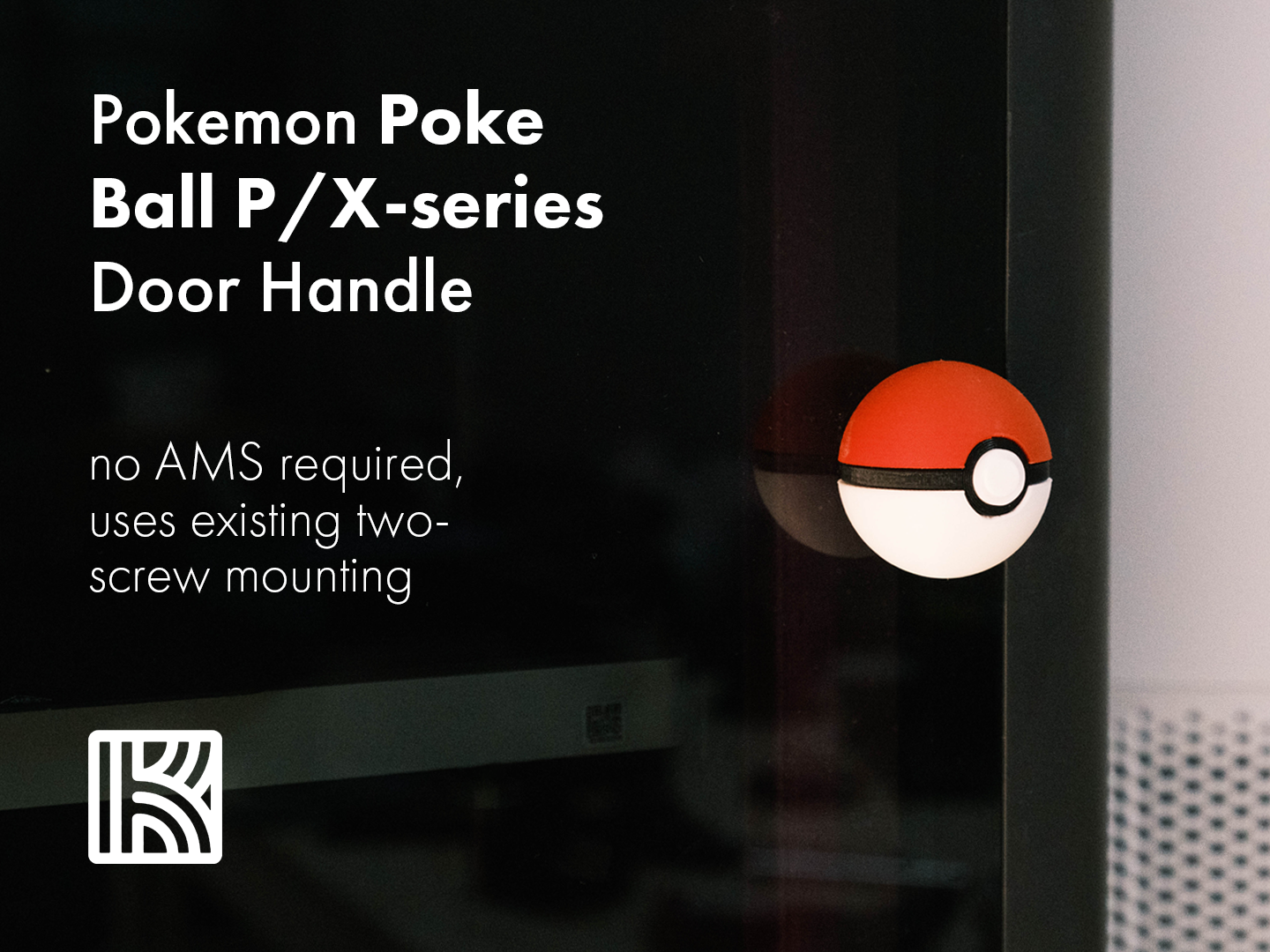 Pokemon Poke Ball P1 / X1 Door Handle no AMS