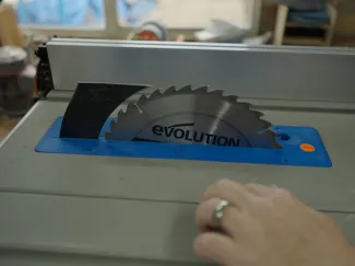 Evolution R255 TBL zero clearance throat plate