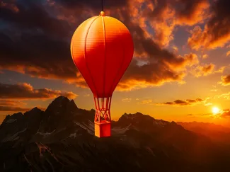 "Print-in-Place" Hot Air Balloon v2 - support free