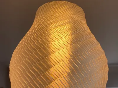 Twisty strips pendant lamp shade