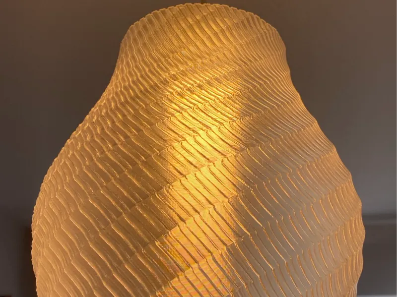 Twisty strips pendant lamp shade