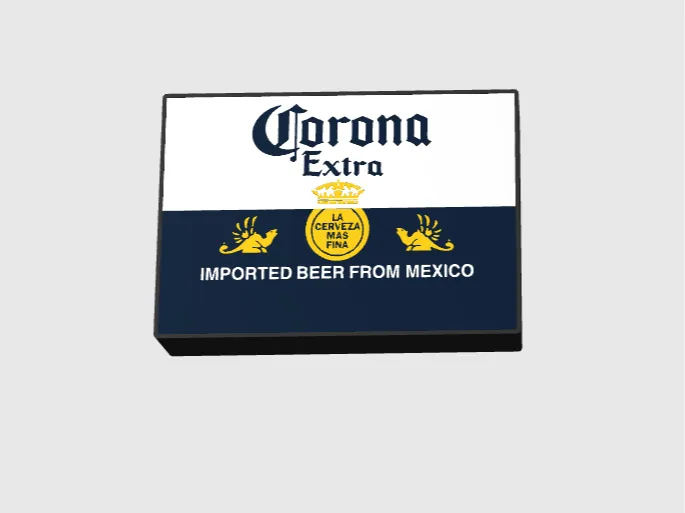 Corona Bier Leuchtkasten Reklame Logo