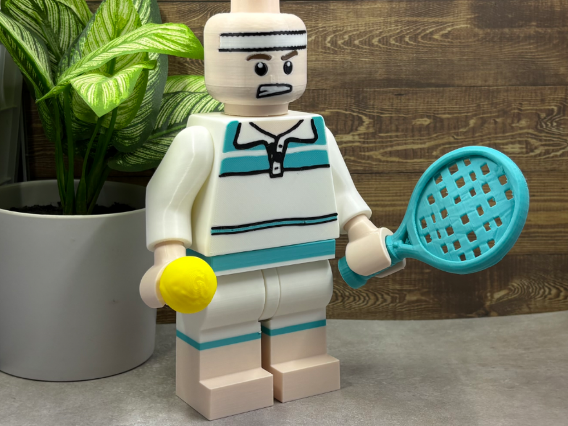 500% Brick - Male Tennis Player