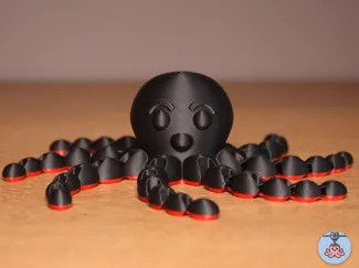 Cute Articulated Octopus 