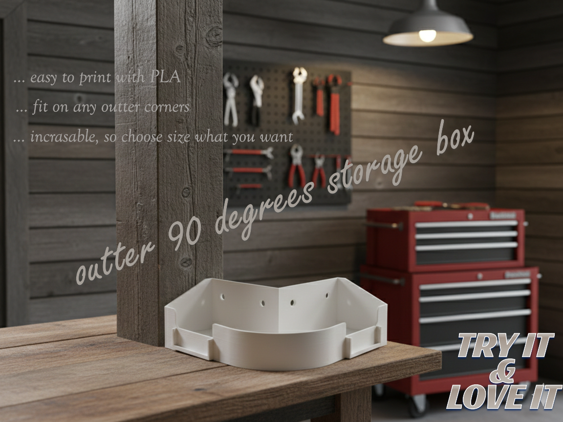 Storage box 90 degrees