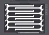 Smooth Keychain Holder - 10-piece flat