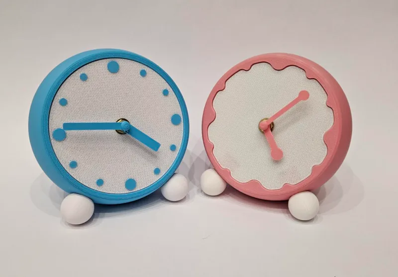 Round/Sphere Clock minimalistic (Bambu Kit 011)