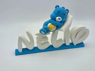 Namensschriftzug mit Bär