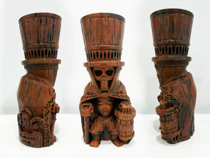 Hatbox Ghost Inspired Tiki Mug