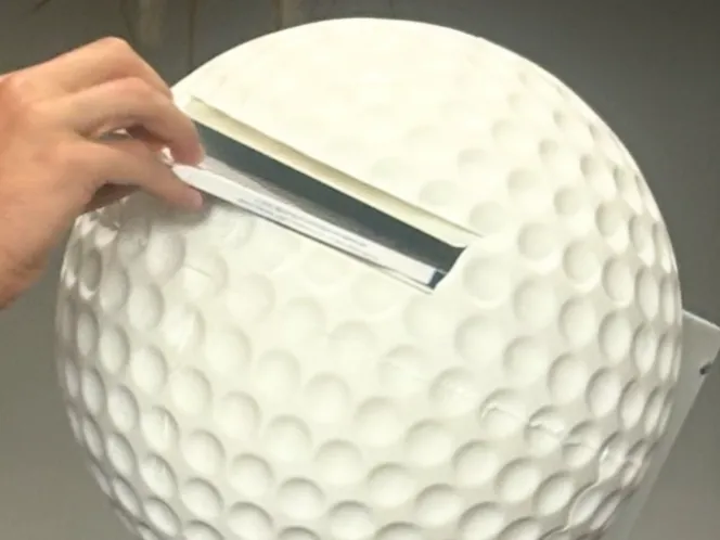Golf Ball Mail Box