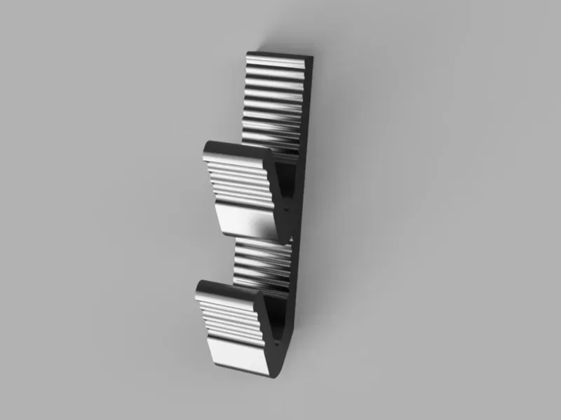 Minimalist Double Towel Hook – Wall Mounted