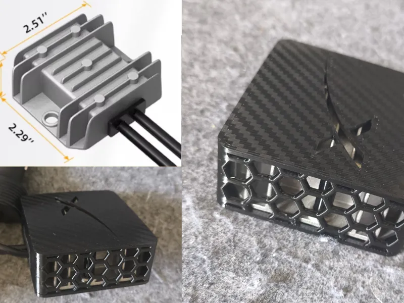 starlink car power adapter case